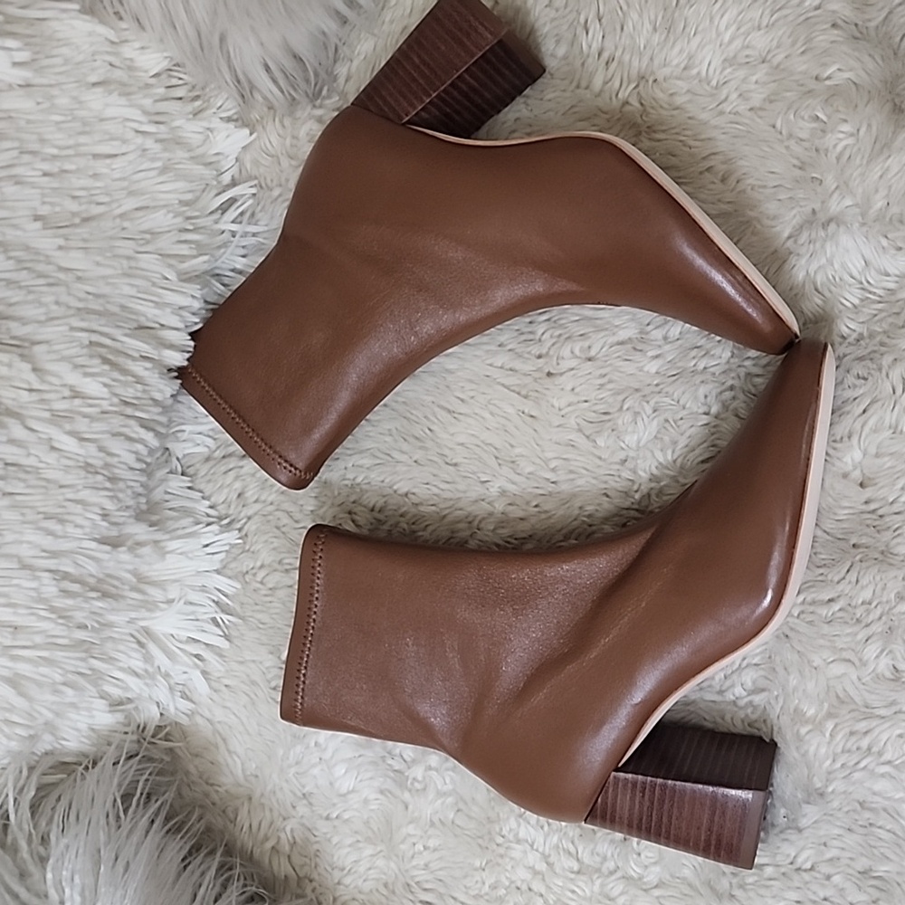 Loeffler Randall Brown Ankle Boots - Picture 9 of 12